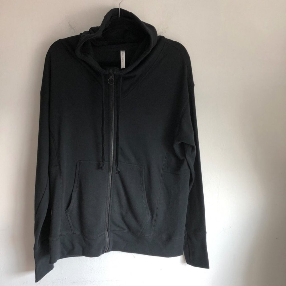 Fabletics Leah Oversized Parka Hoodie Jacket Black S